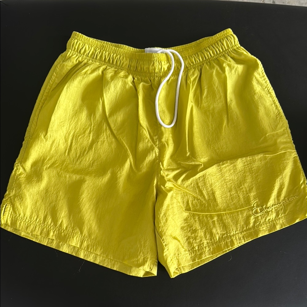 Champion Yellow Athletic Shorts